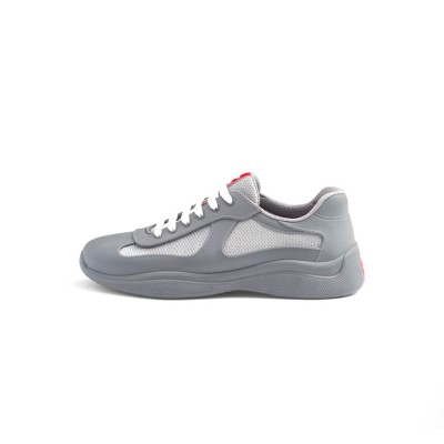 PRADA AMERICA'S CUP SOFT RUBBER AND BIKE FABRIC SNEAKERS 4E6500